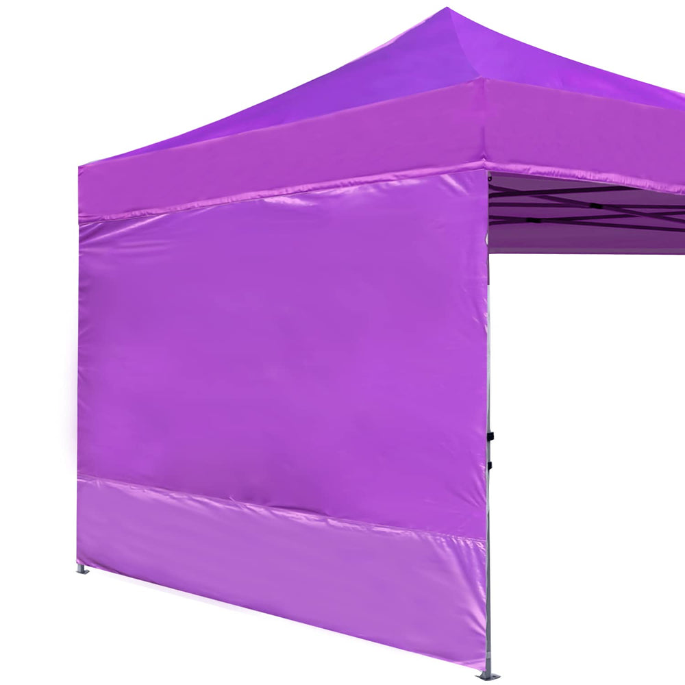 ABCCANOPY Instant Canopy 10x10 FT purple sidewall front view