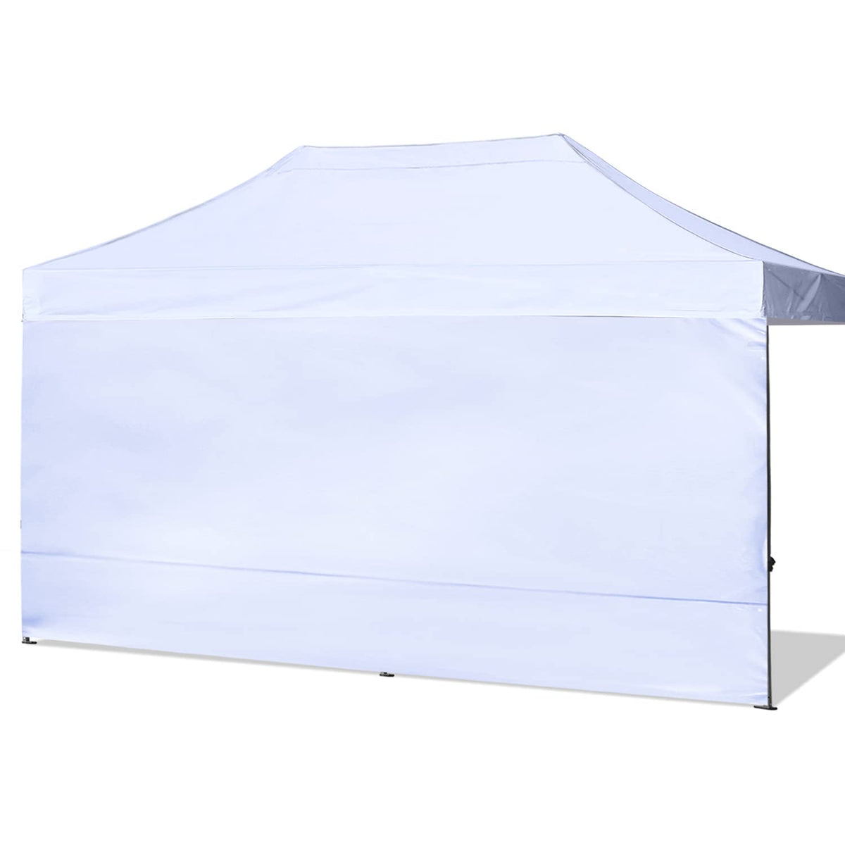 ABCCANOPY Instant Canopy Sidewall 10x20 FT white front view