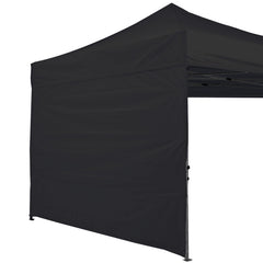 ABCCANOPY Instant Canopy Sidewall 8x8 FT Black front view