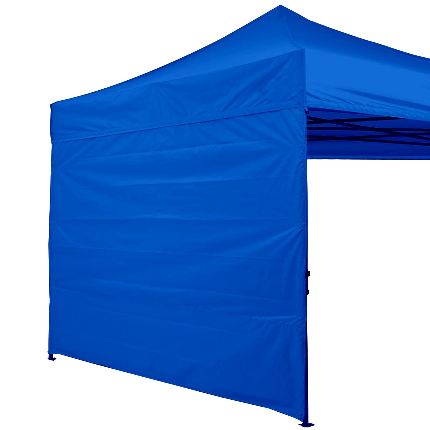 ABCCANOPY Instant Canopy SunWall 10x10 ft blue side view