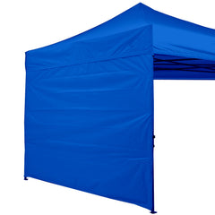 ABCCANOPY Instant Canopy SunWall 10x10 ft blue side view