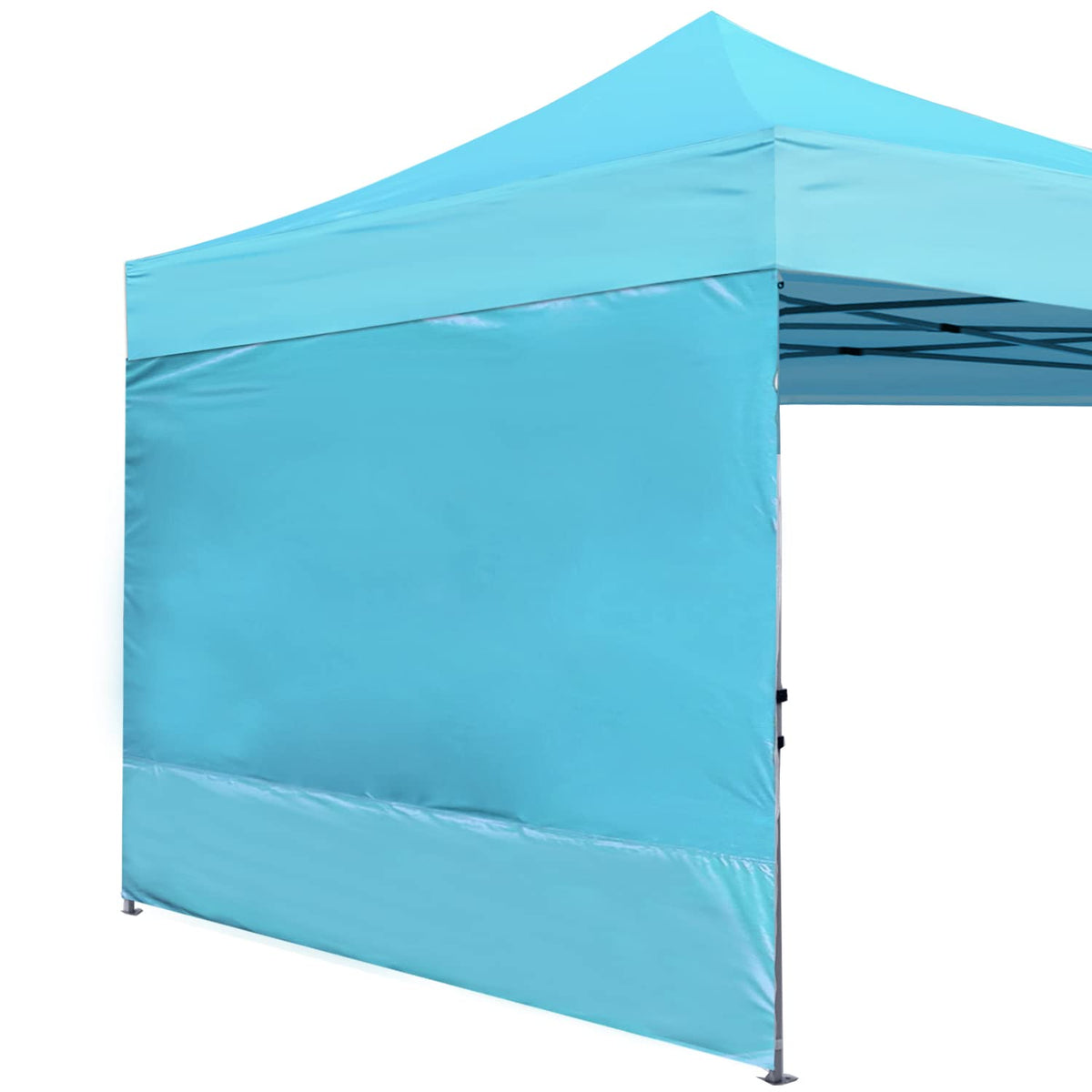 ABCCANOPY Instant Canopy SunWall 10x10 FT in sky blue front view