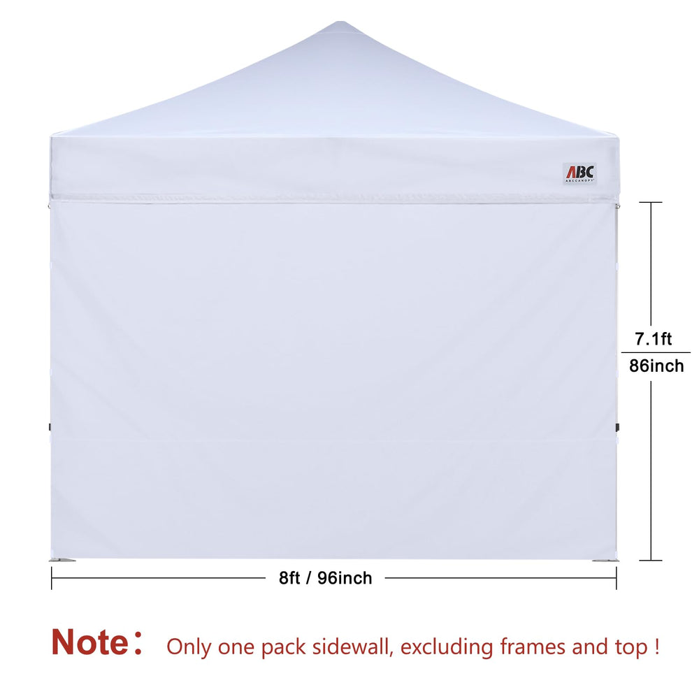ABCCANOPY Instant Canopy SunWall 8x8 FT installation example