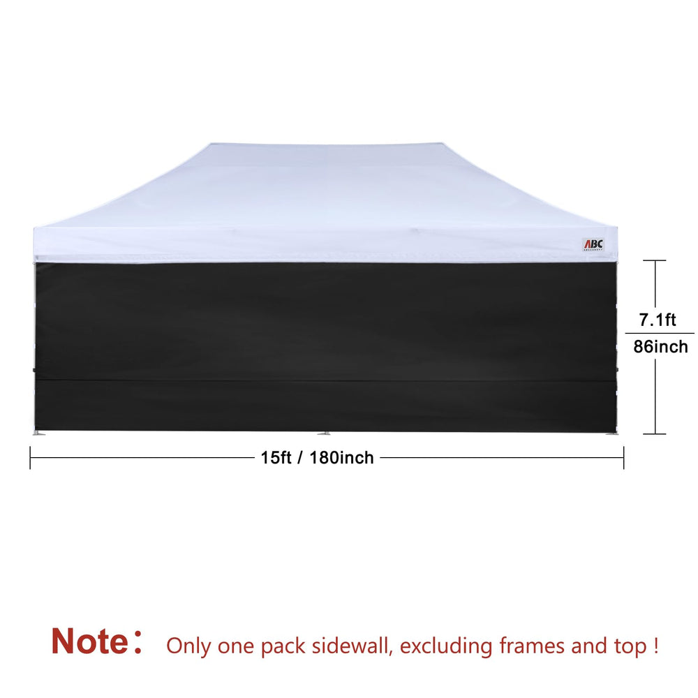 ABCCANOPY sidewall attachment Velcro straps