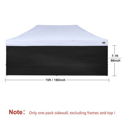 ABCCANOPY sidewall attachment Velcro straps