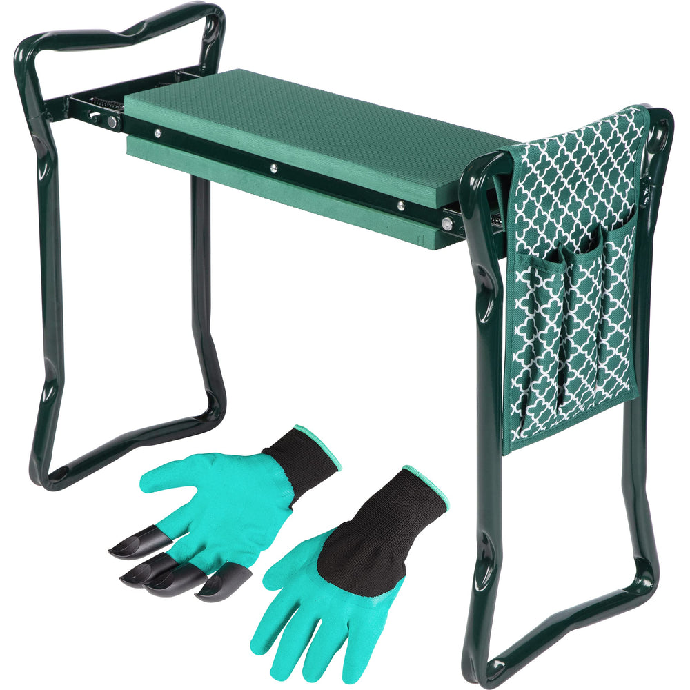Abco Tech Garden Kneeler and Seat front view with EVA foam padding