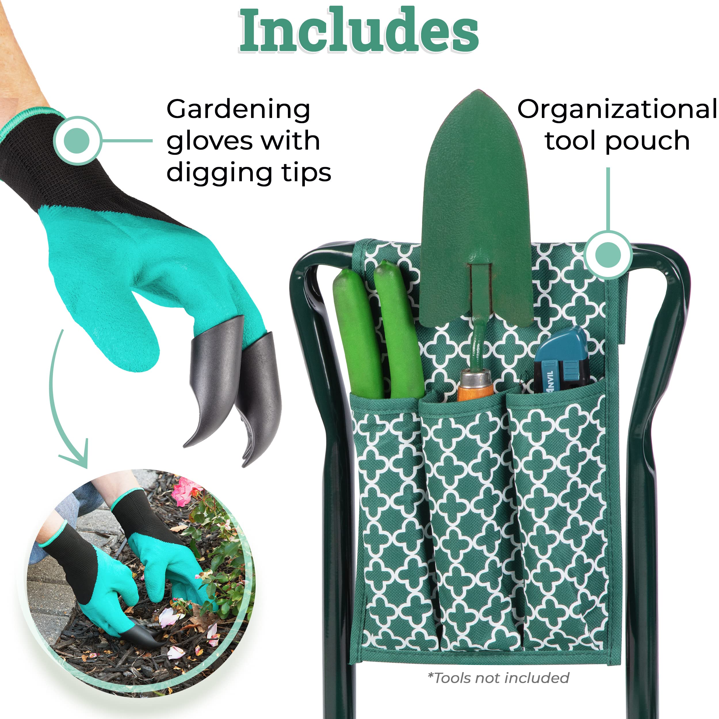 Abco Tech Garden Kneeler and Seat used in a garden setting