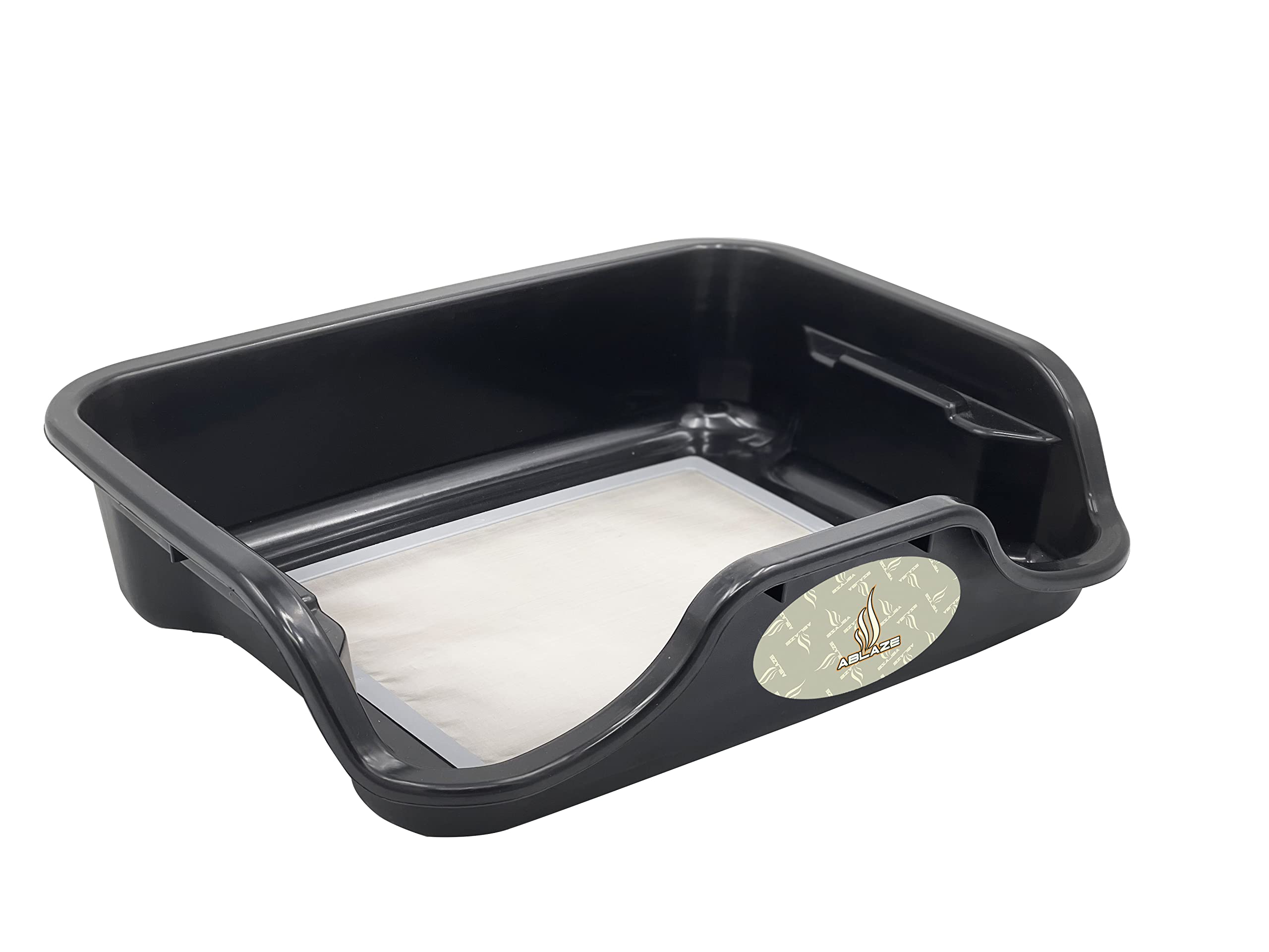 Ablaze Tray side view showing high molded walls