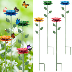 Abtanx Bee Watering Station front view with flower design