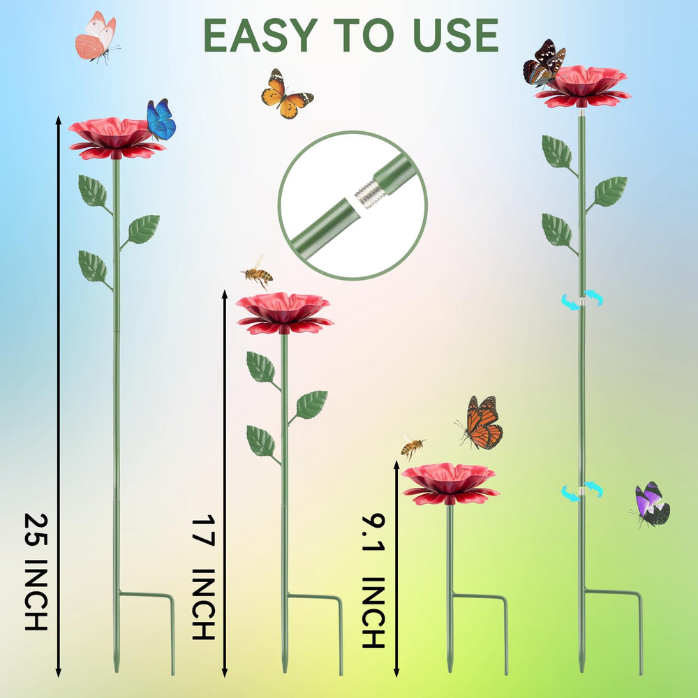 Abtanx Bee Watering Station installed in a garden setting with bees