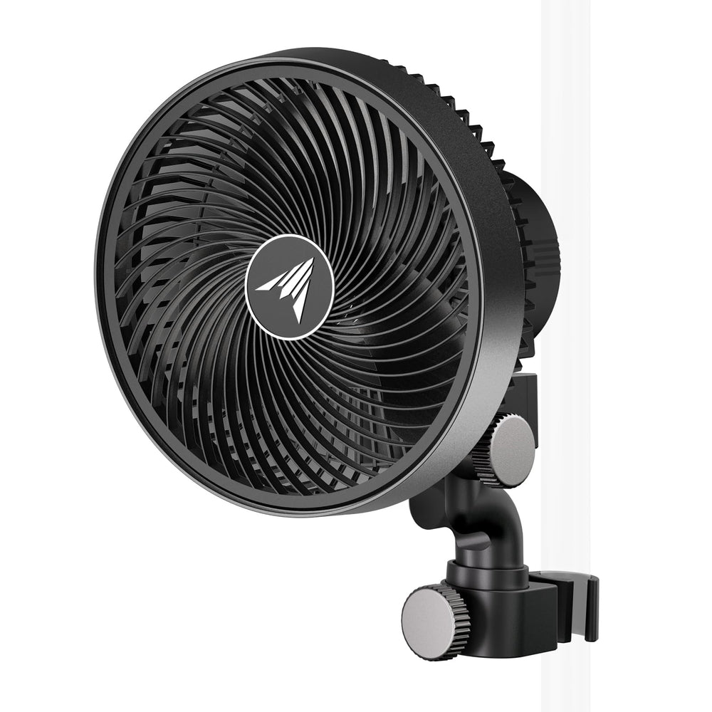 AC Infinity CLOUDRAY S6 Grow Tent Clip Fan front view with power cord