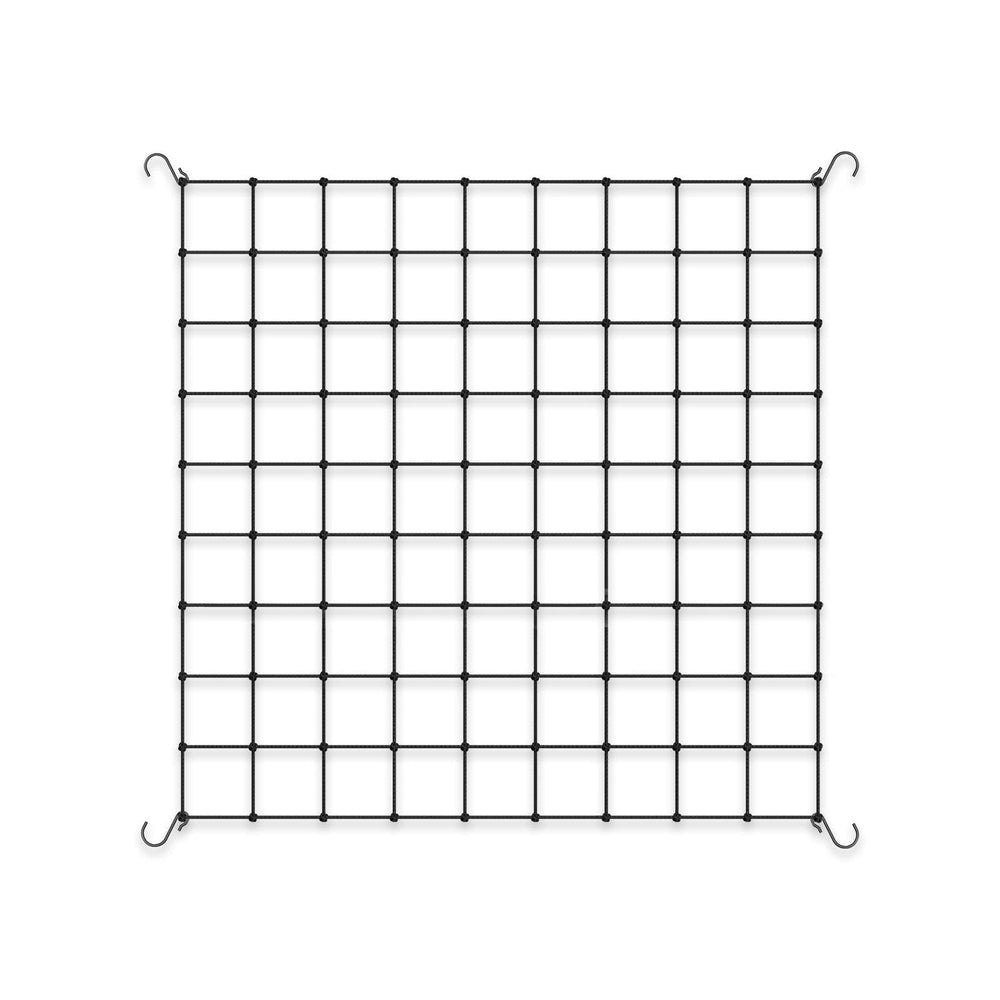 AC Infinity Elastic Trellis Netting 3x3' black front view