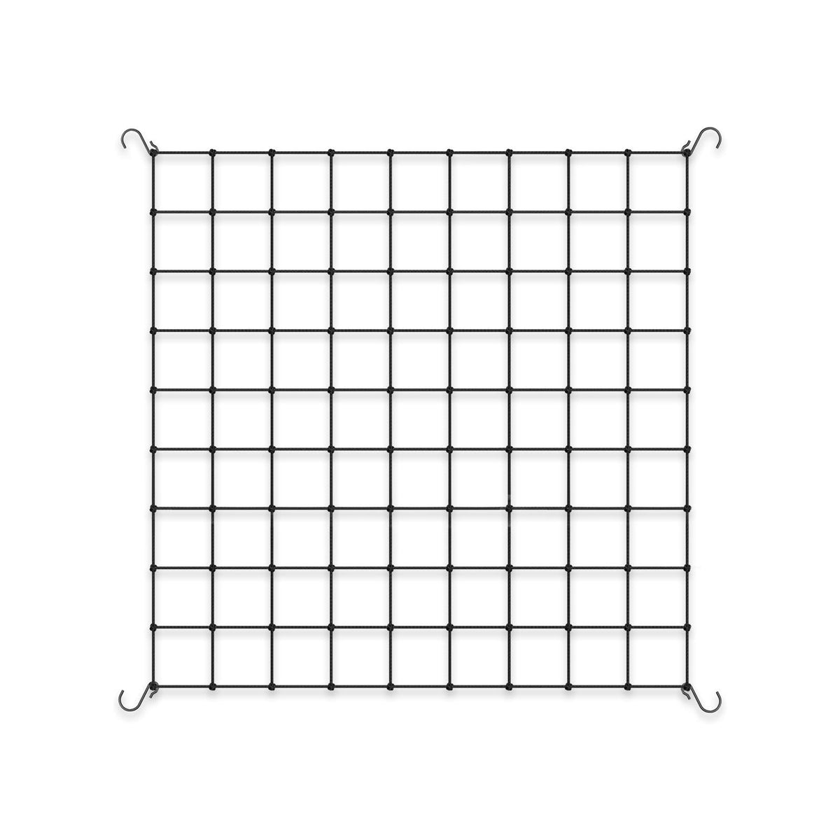 AC Infinity Elastic Trellis Netting 3x3' black front view