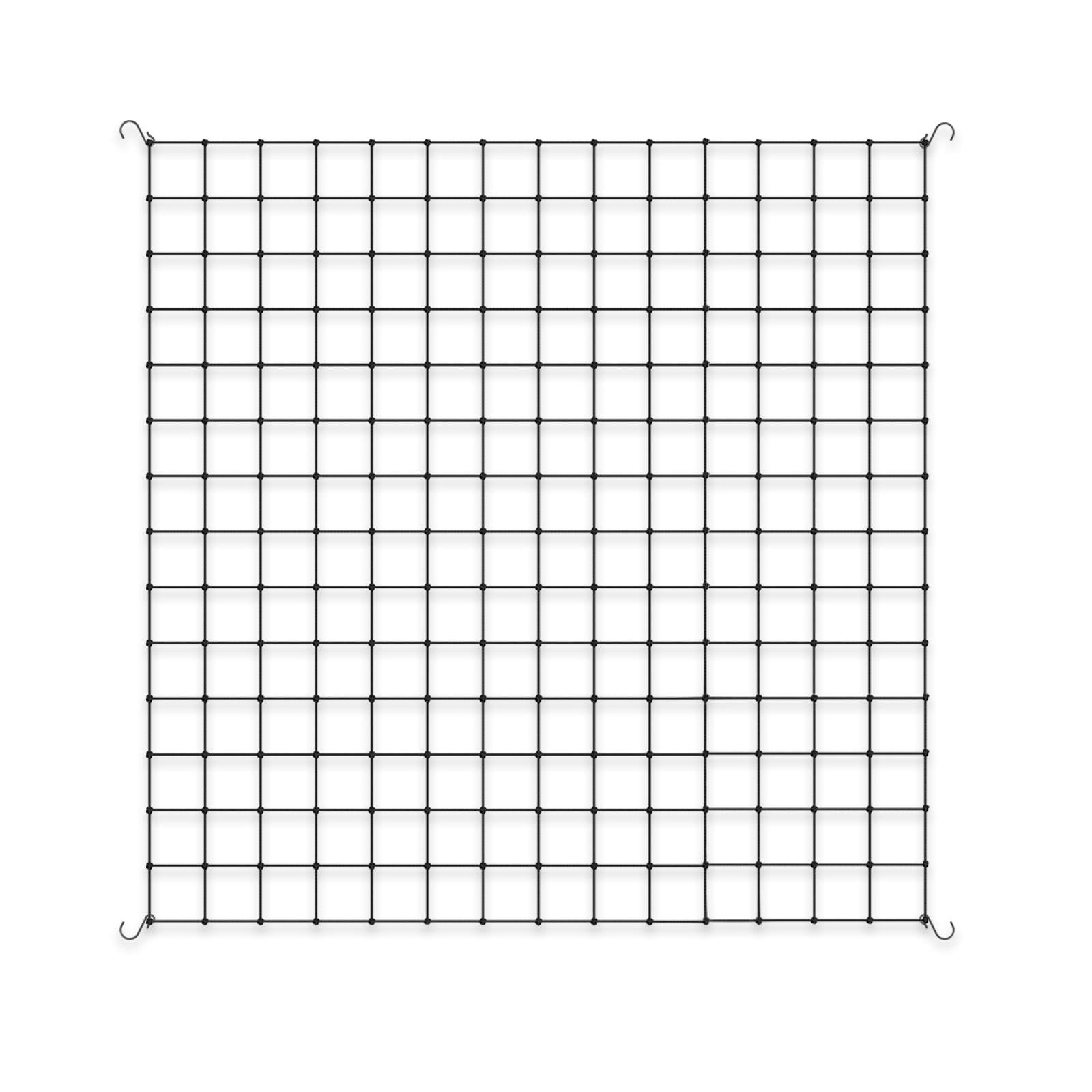 AC Infinity Elastic Trellis Netting 5x5' black model front view