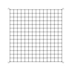 AC Infinity Elastic Trellis Netting 5x5' black model front view