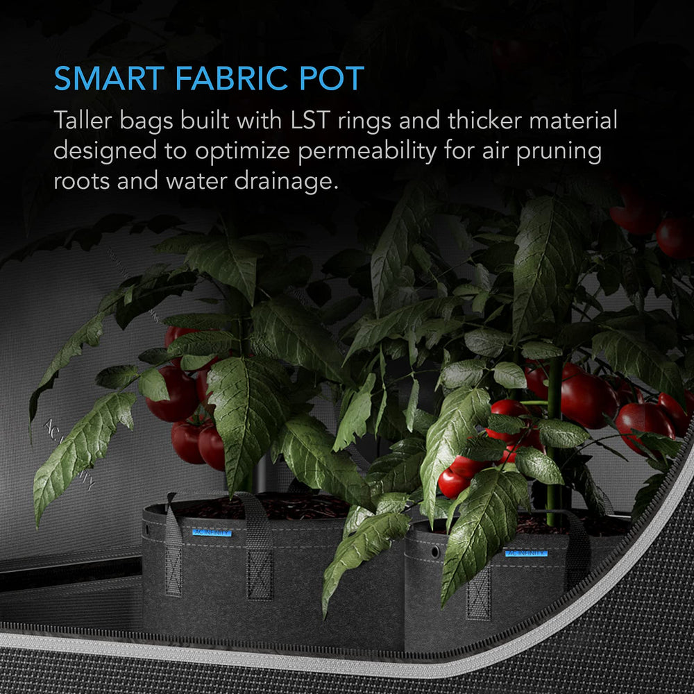 AC Infinity Heavy Duty Fabric Pot 5 Gallon side view