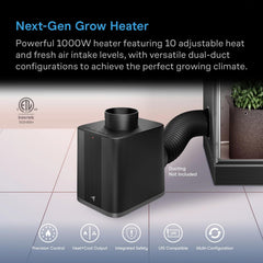 AC Infinity THERMOFORGE S7 1000W Plant Heater with control panel
