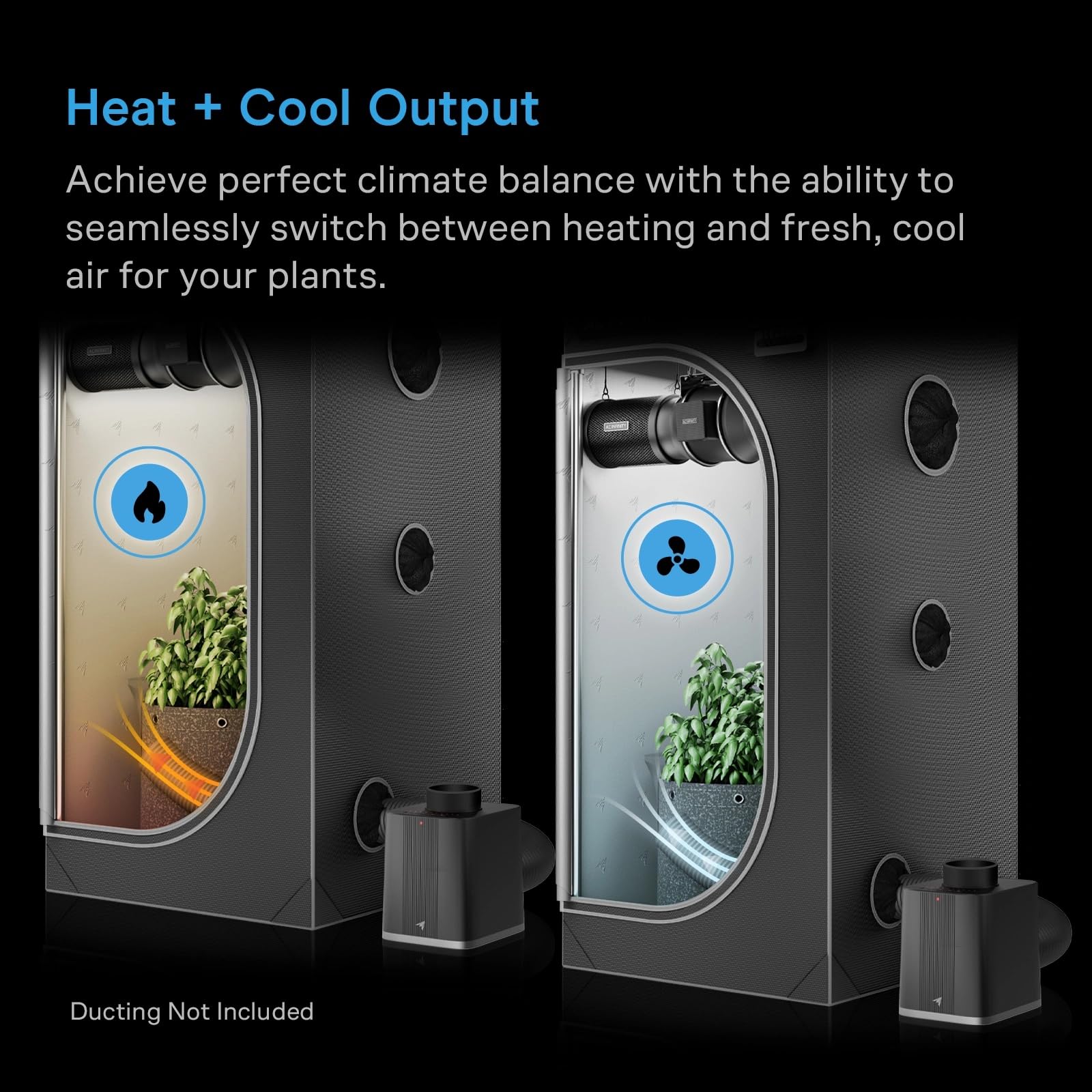 AC Infinity THERMOFORGE S7 heater with sensor probe