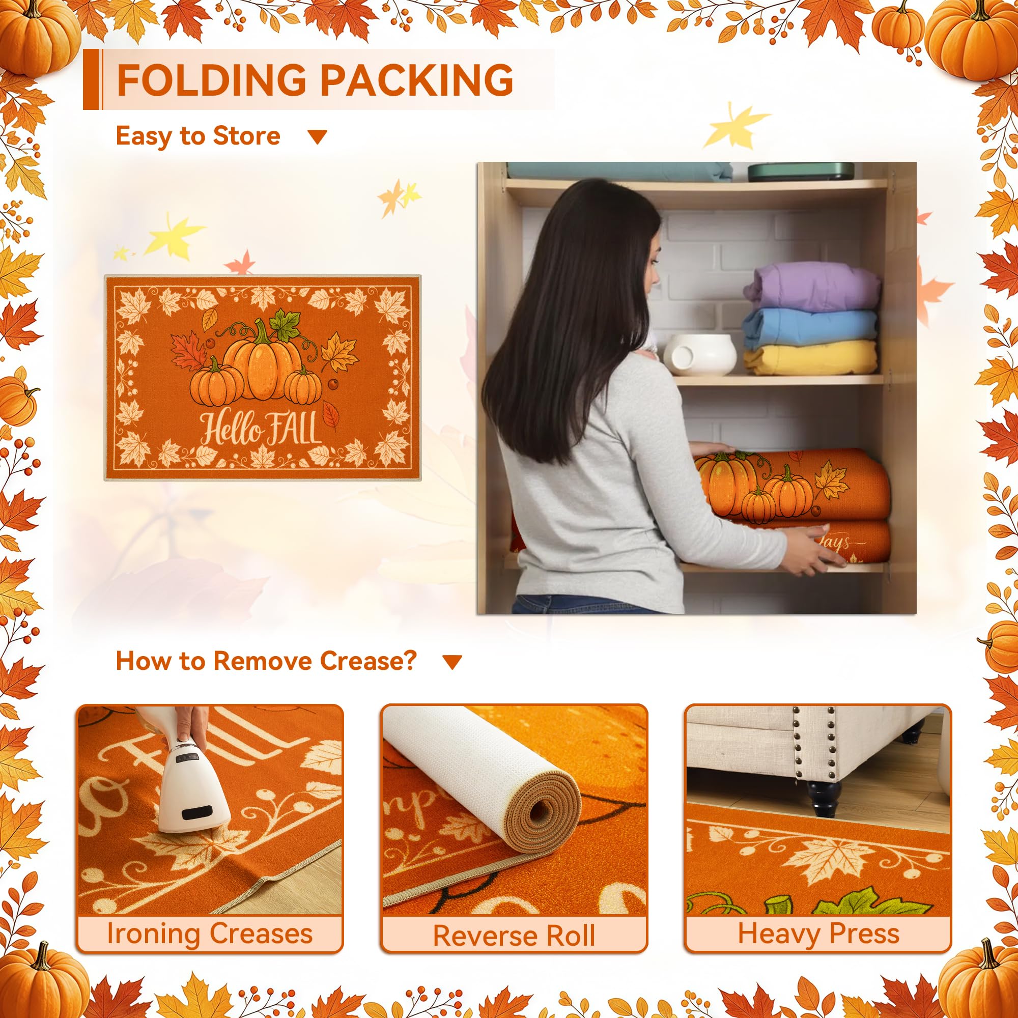 Acapet Fall Doormat displayed at entryway