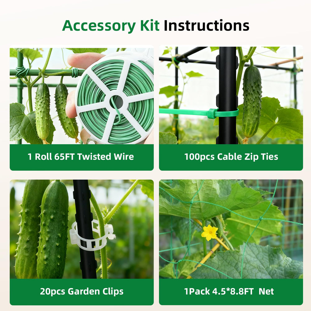 Accessories included with Laodier Cucumber Trellis