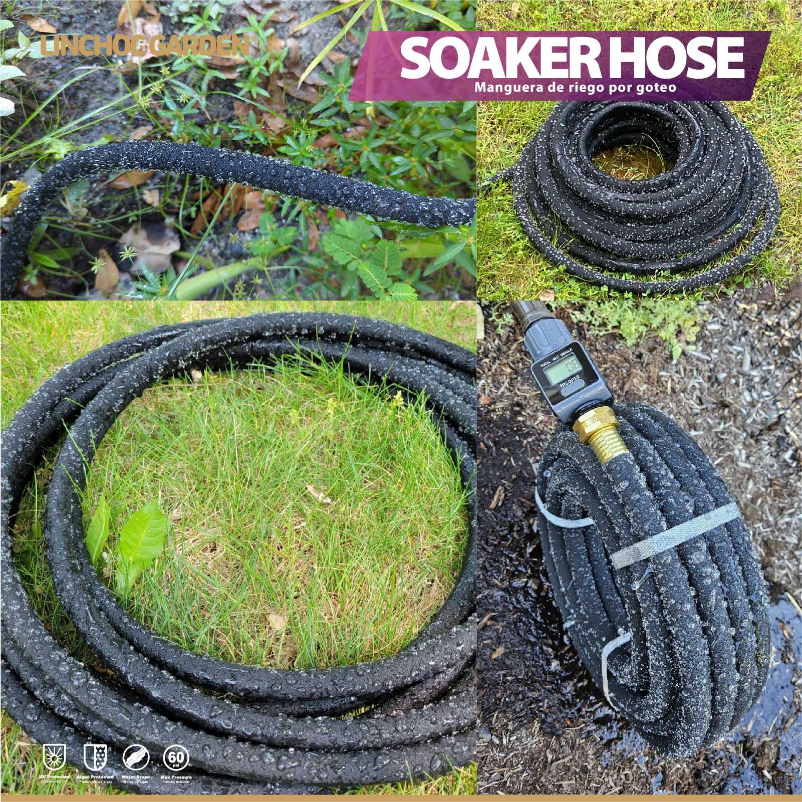 Accessories included with LINCHOC GARDEN Soaker Hose