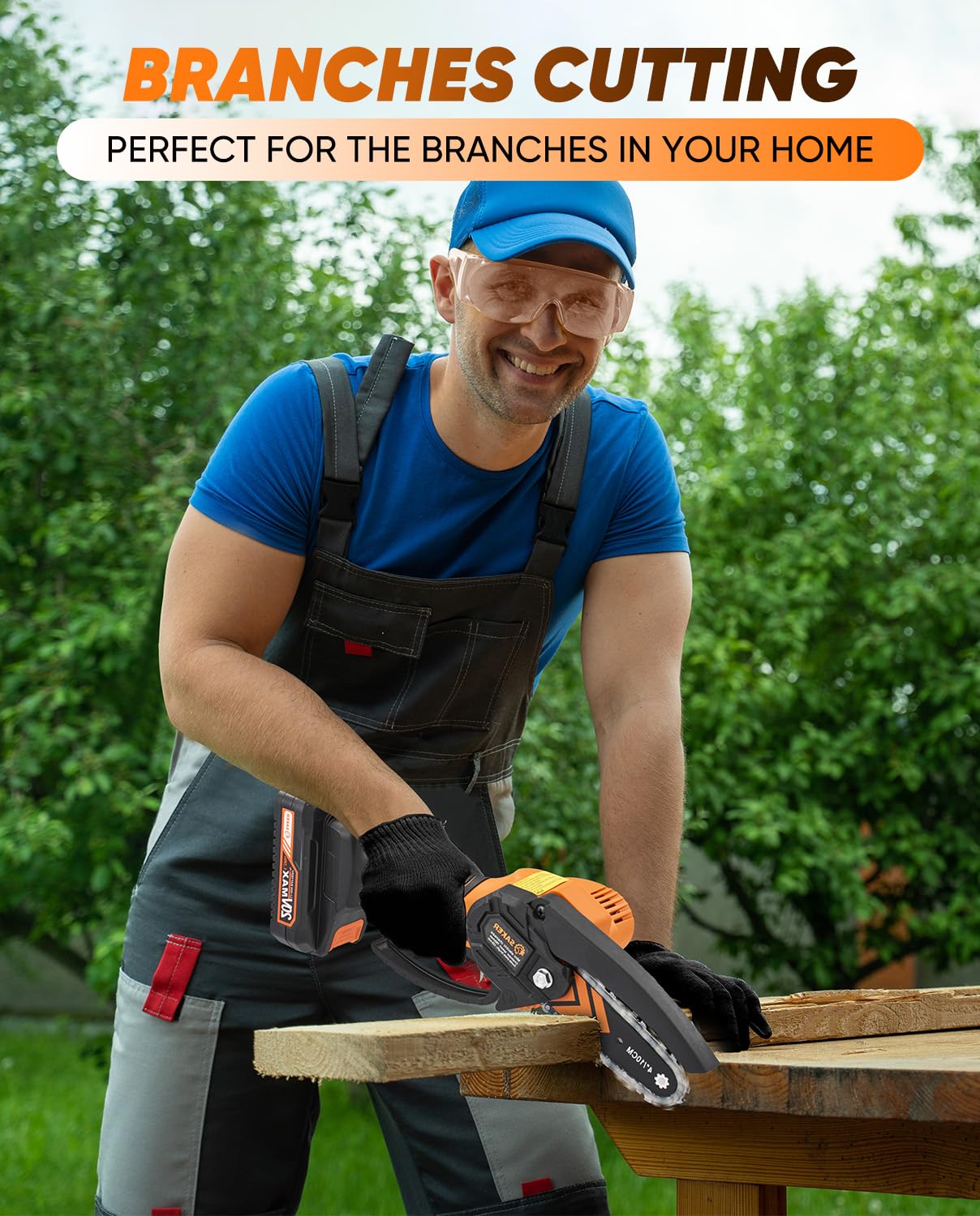 Accessories included with Saker Mini Chainsaw