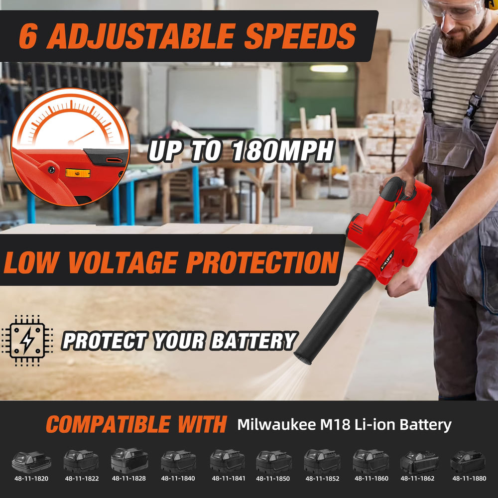 Accessories included with SUMYOUNG cordless leaf blower