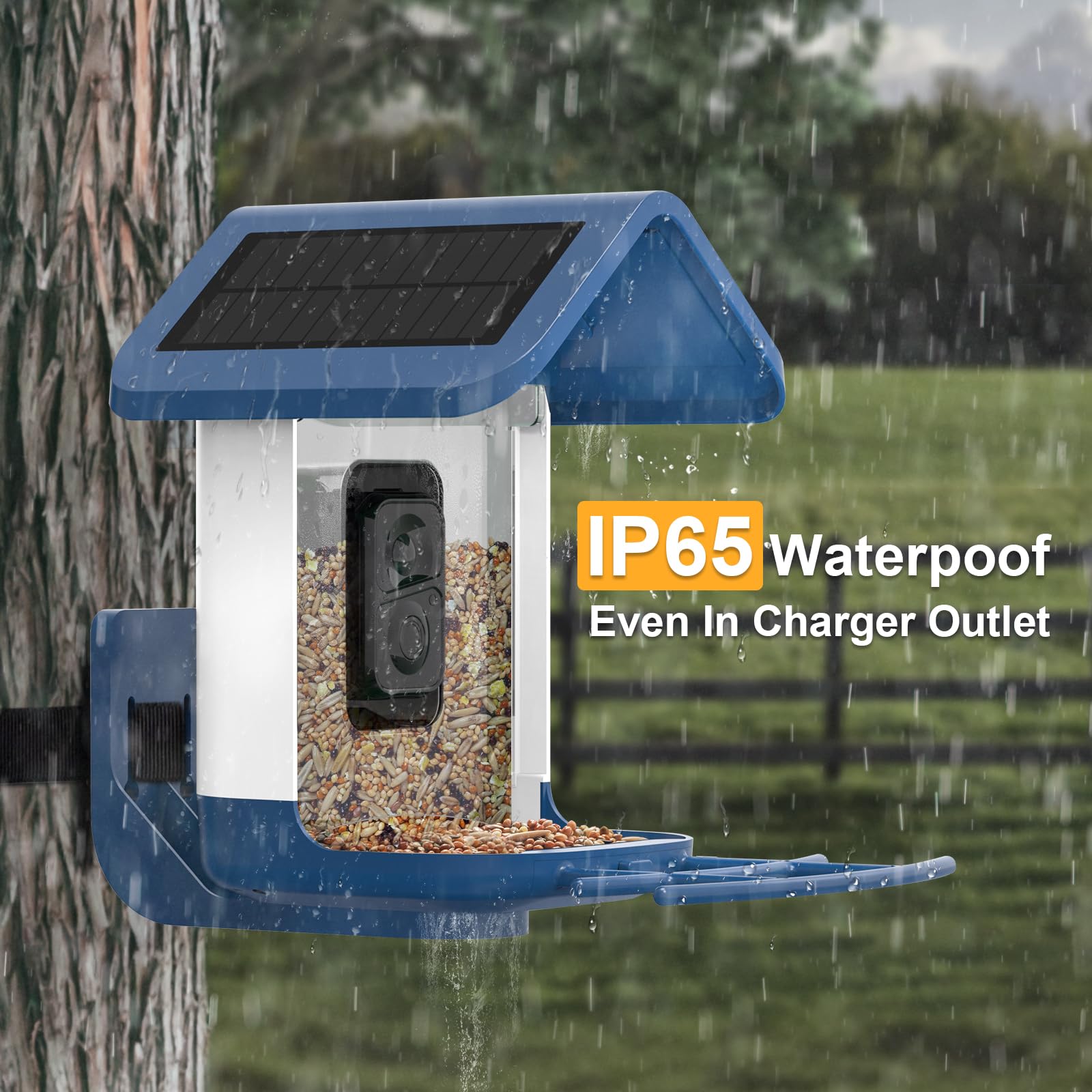 Accessories included with the onlyfly Smart Bird Feeder