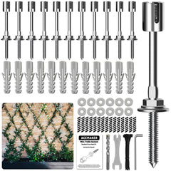 Acemaker Wire Trellis Kit with 12 crosshead hubs and accessories