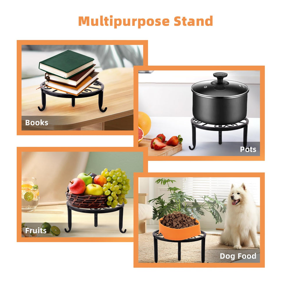 Acteomsly plant stand with decorative plants