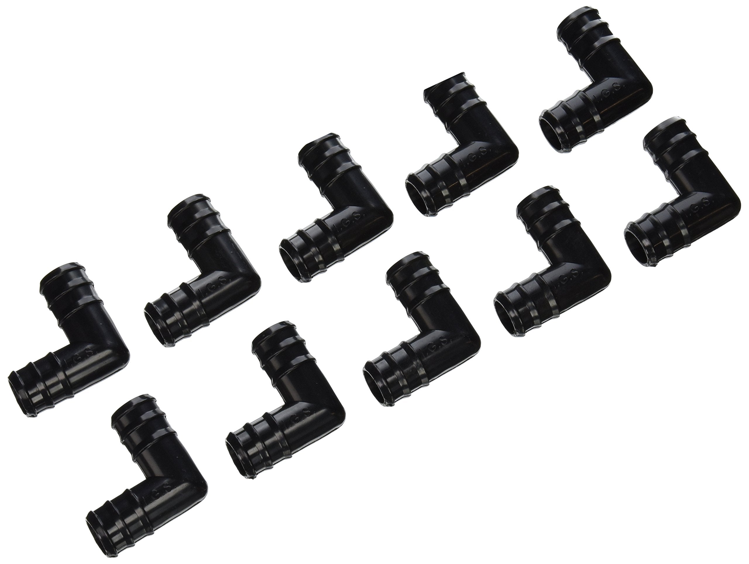 ACTIVEAQUA 3/4-inch elbow connector pack of 10 front view