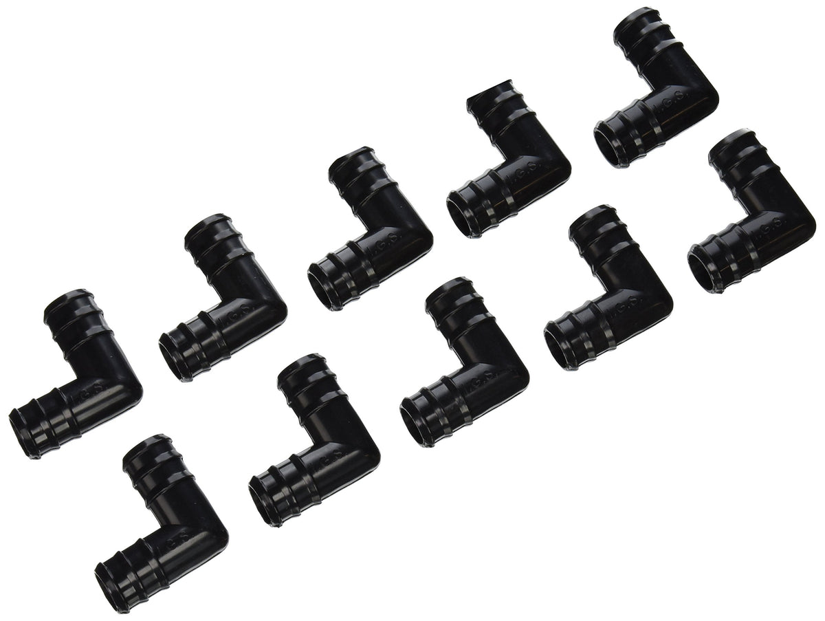 ACTIVEAQUA 3/4-inch elbow connector pack of 10 front view