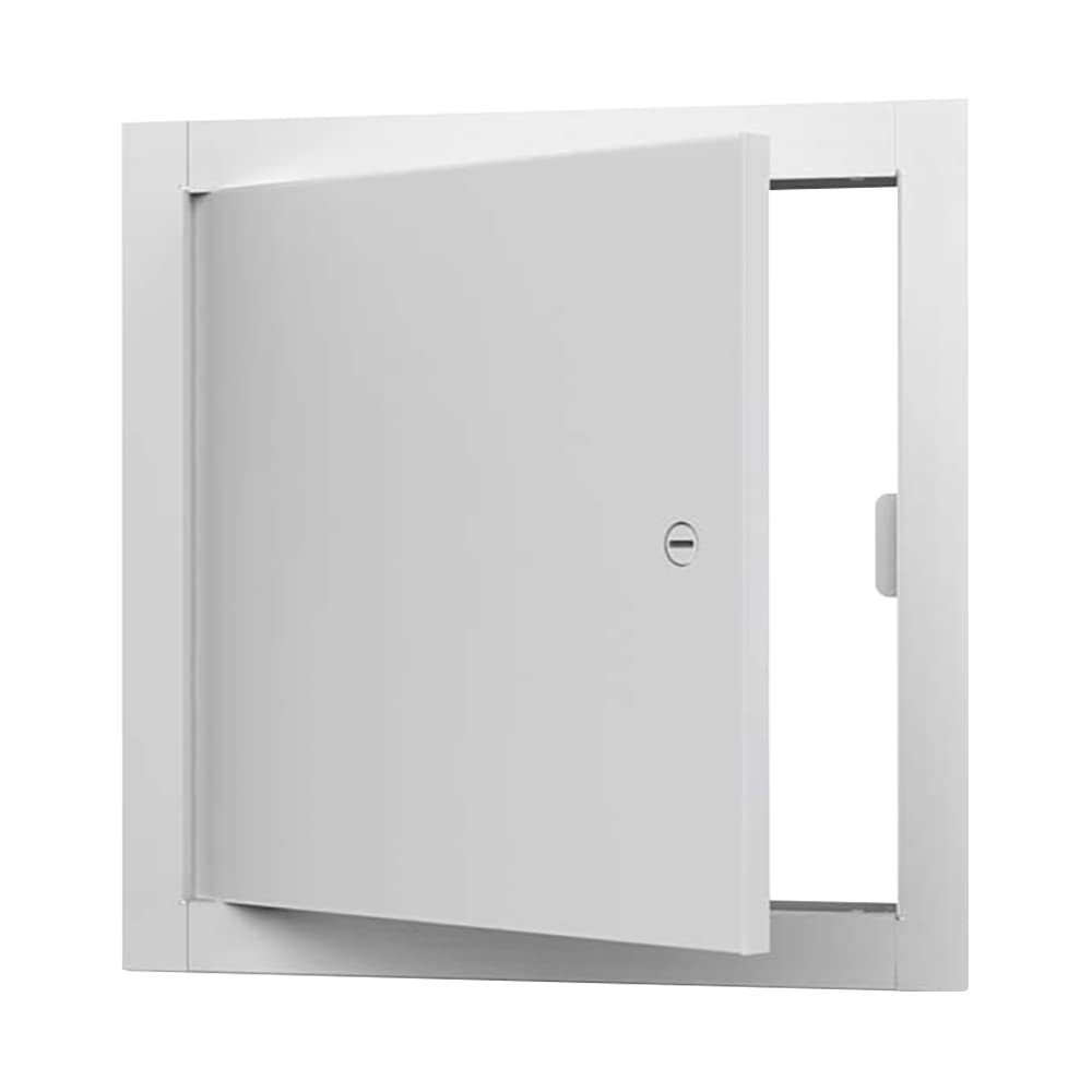 Acudor ED-2002 Flush Access Door front view, 6x6 inches, white