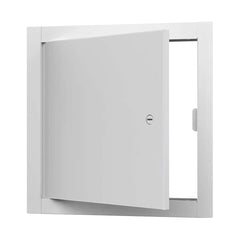 Acudor ED-2002 Flush Access Door front view, 6x6 inches, white
