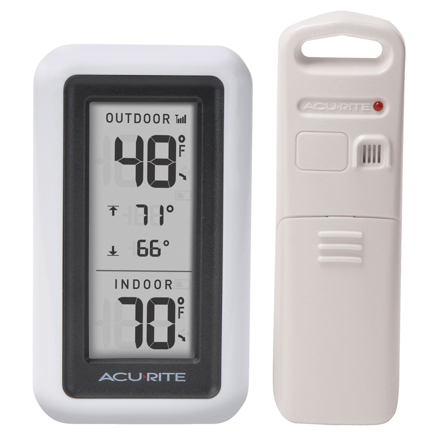 AcuRite Digital Thermometer front view with LCD display