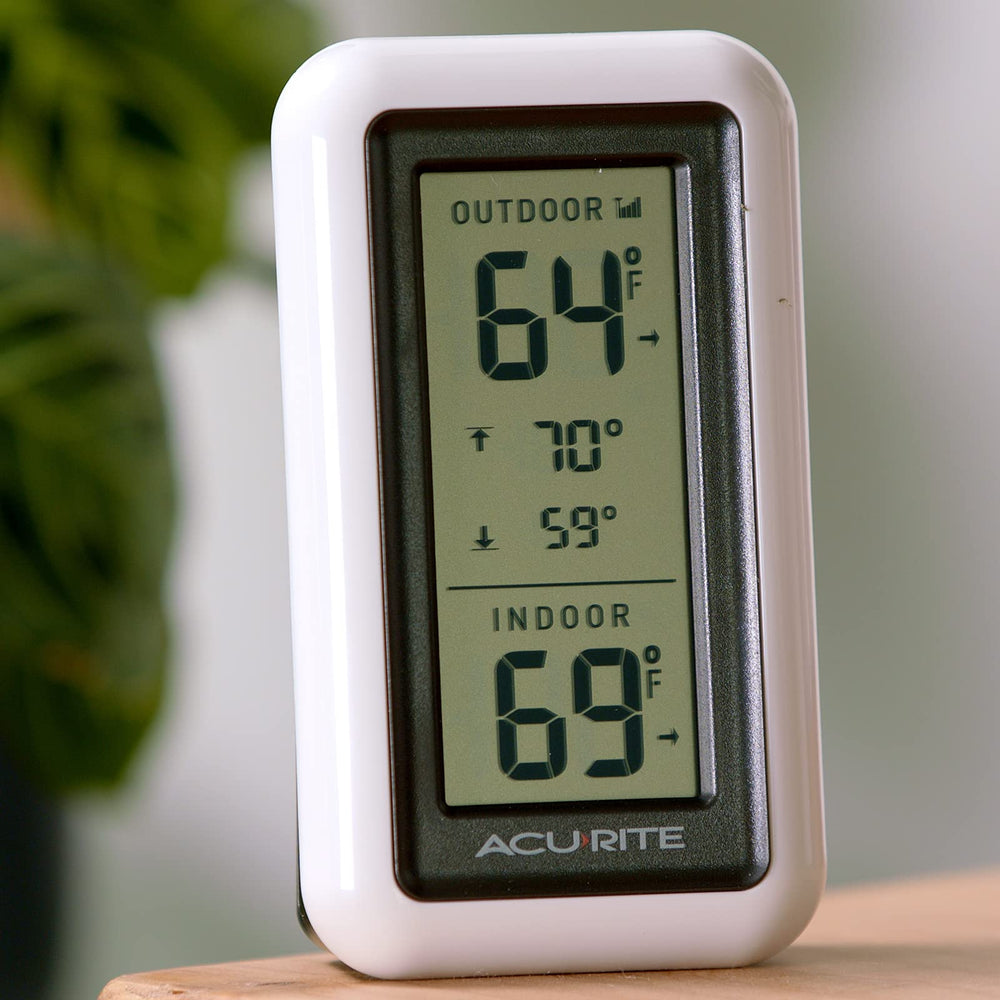 AcuRite Digital Thermometer placed on a table