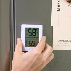 AcuRite Hygrometer mounted on a wall