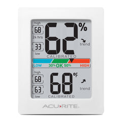 AcuRite Indoor Hygrometer and Thermometer front view