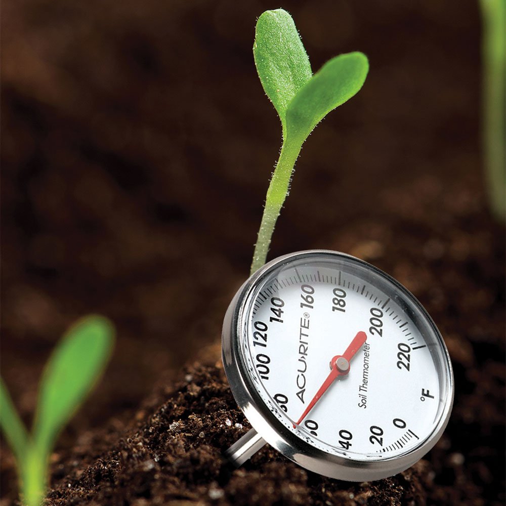AcuRite Soil Thermometer with protective sheath and pocket clip