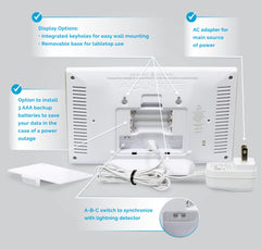 AcuRite Weather Station displaying indoor temperature and humidity