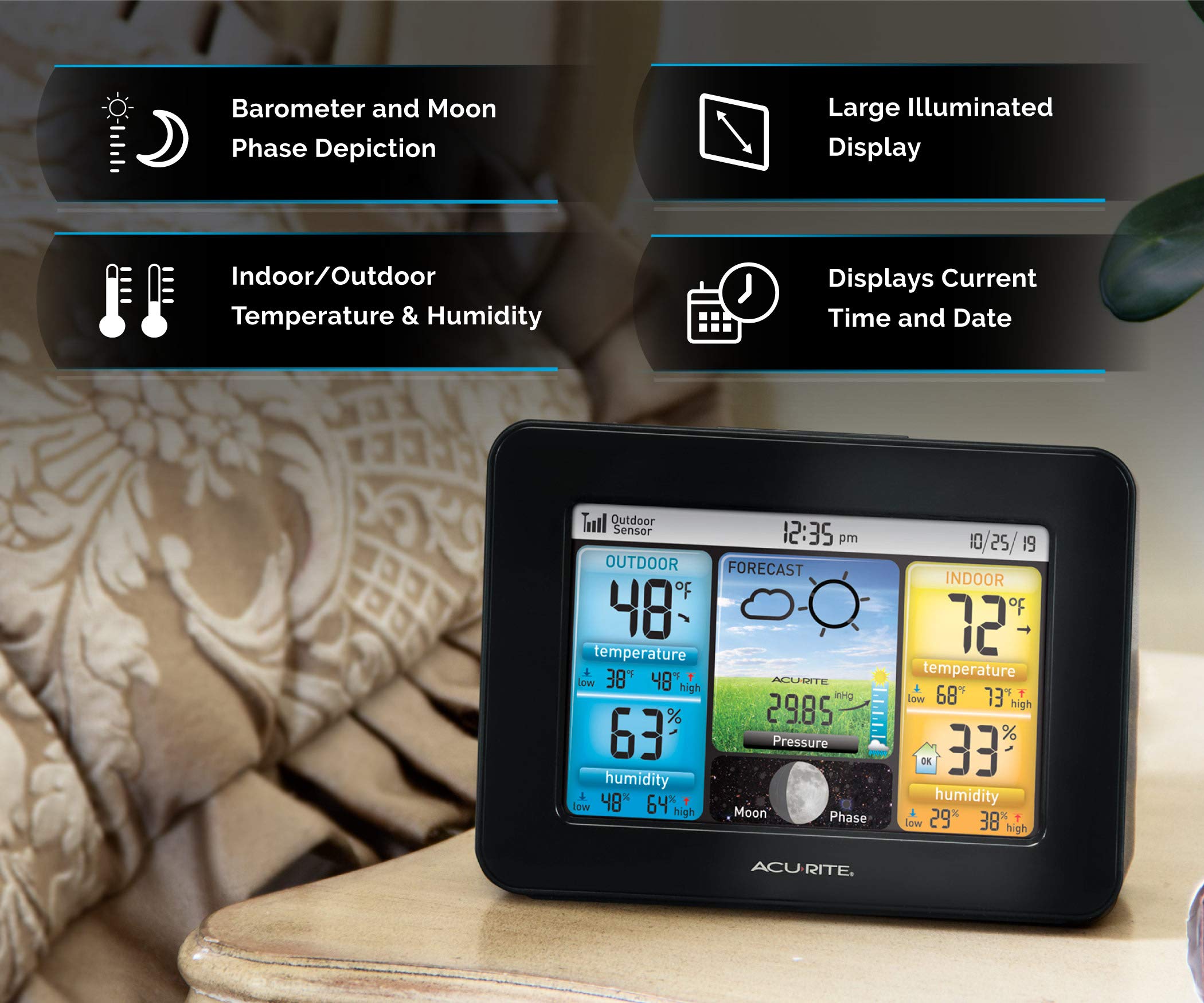 AcuRite weather station features and specifications overview