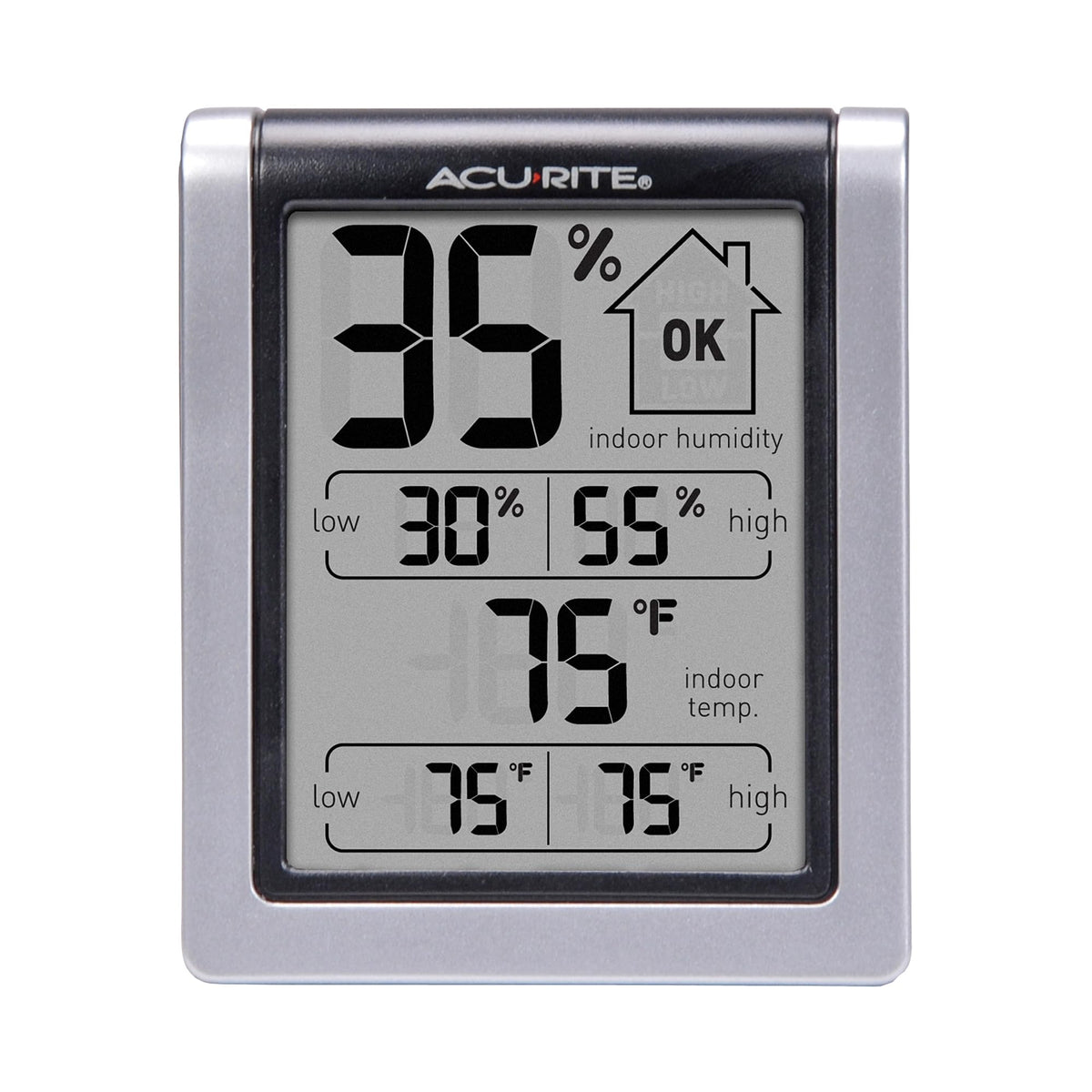 AcuRite Wireless Digital Indoor Thermometer front view