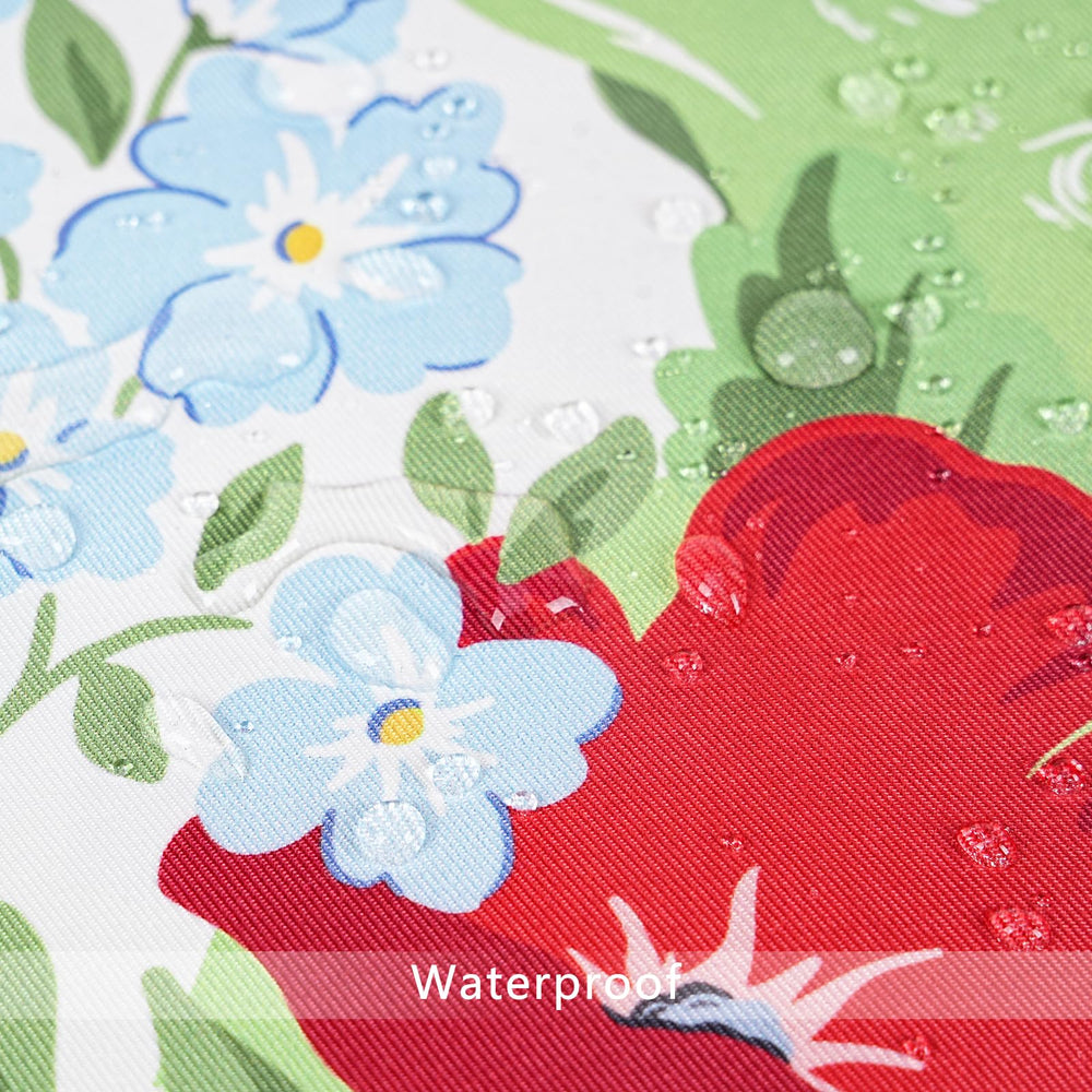 Adabana floral pillow cover showing hidden zipper detail