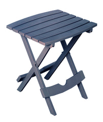 Adams Quik-Fold® Side Table in Bluestone, front view