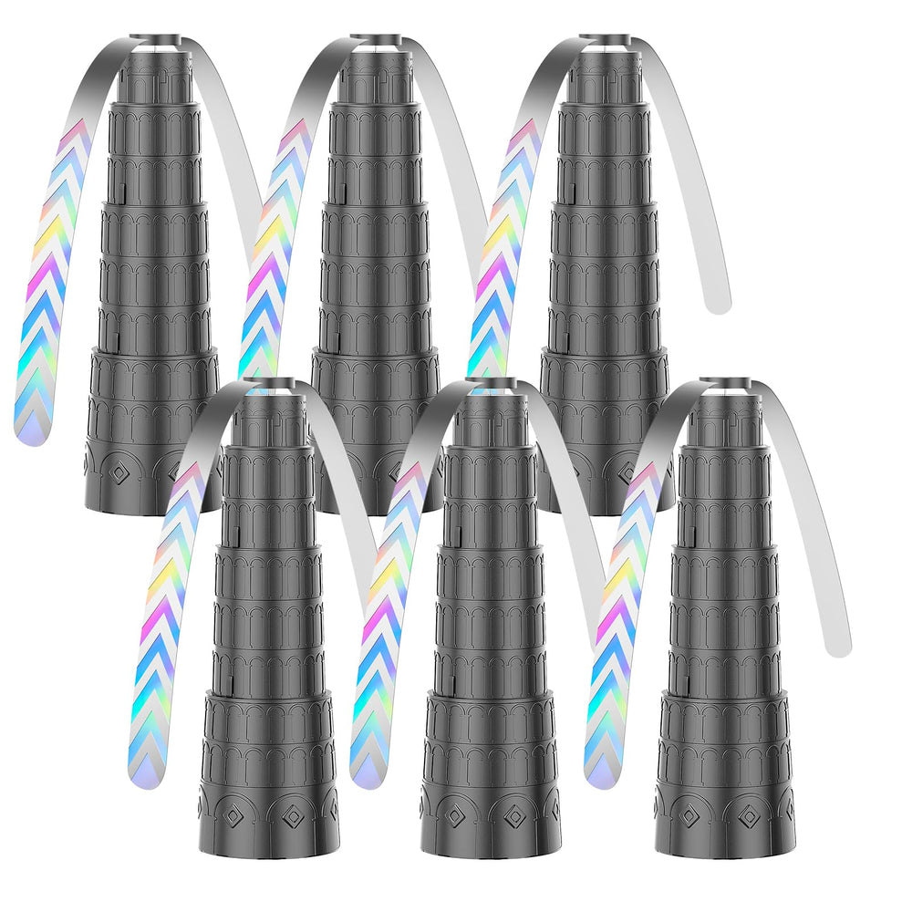 Adawook Fly Fans for Tables, 6PCS black model front view