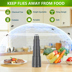 Adawook Fly Fans showing soft blades for safe use