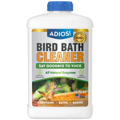 ADIOS! Bird Bath Cleaner 32oz bottle front view