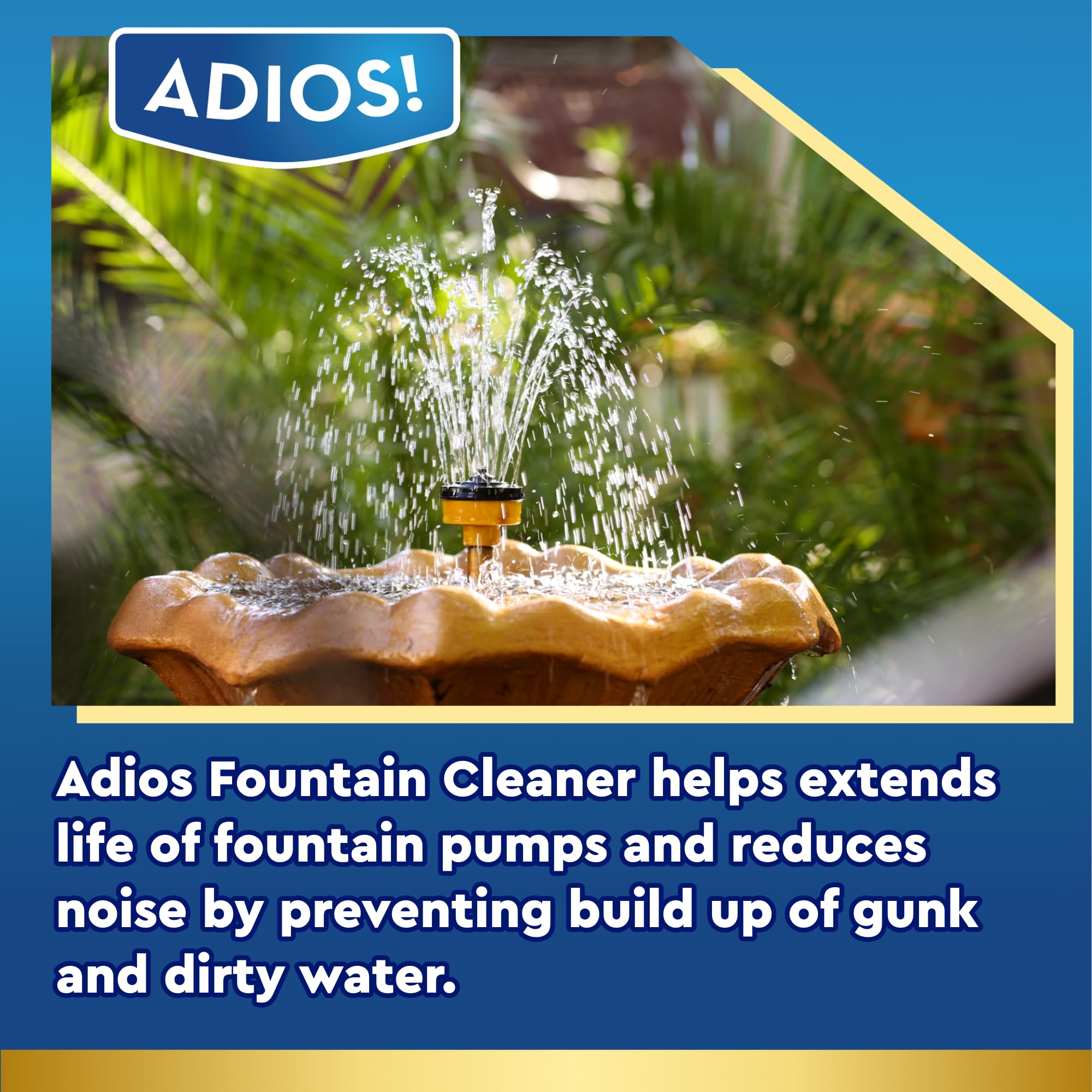 ADIOS! Water Fountain Cleaner unscented liquid