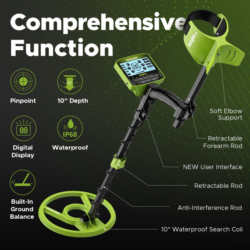 Adjustable arm of Hazlewolke Metal Detector