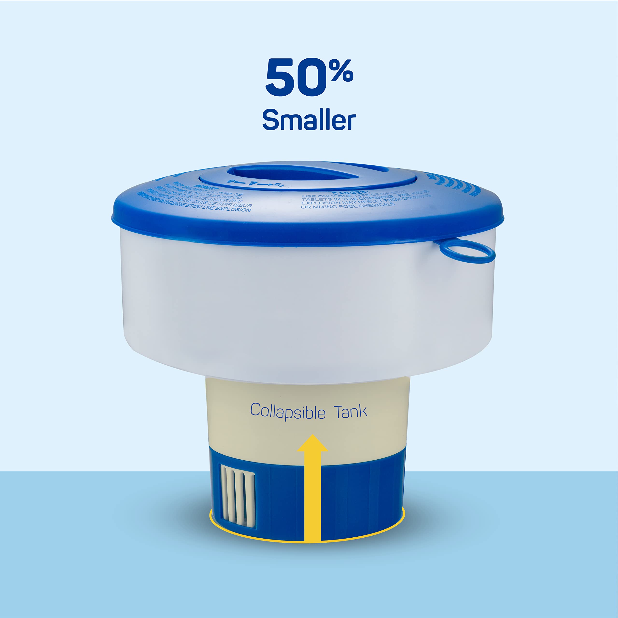 Adjustable dial on SEWANTA Floating Chlorine Dispenser